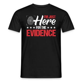 Forensic Scientist Forensic Forensic Science - Men's T-Shirt - black - Front - AI Model Male 178 light (178cm)