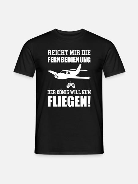 Modellflieger Modellflugzeug Modellbauer - Men's T-Shirt - black