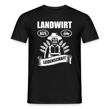 Landwirt Bauer - Männer T-Shirt - Schwarz - Vorne - AI Model Male 178 light (178cm)