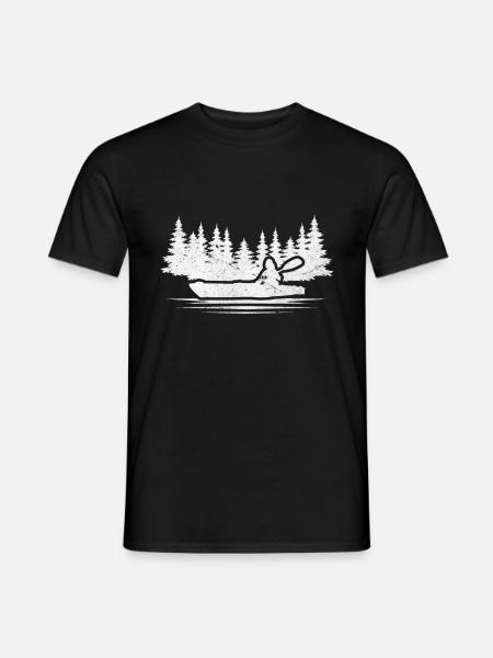 Kayak Funny Saying Kayaker Boating - Men's T-Shirt - black