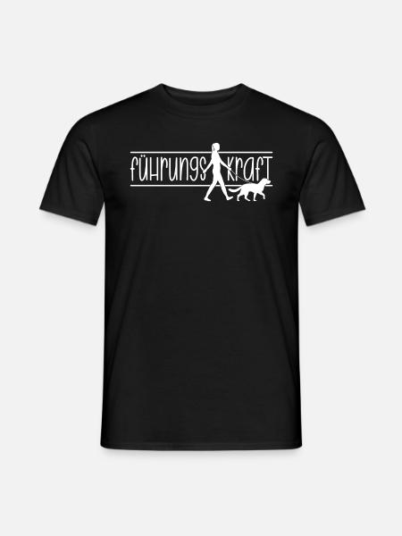 Führungskraft Frau Hund Gassi gehen Frauchen - Männer T-Shirt - Schwarz