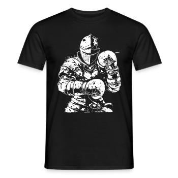 Ritter Boxer Boxen MMA Kampfsport - Männer T-Shirt - Schwarz - Vorne - AI Model Male 178 light (178cm)