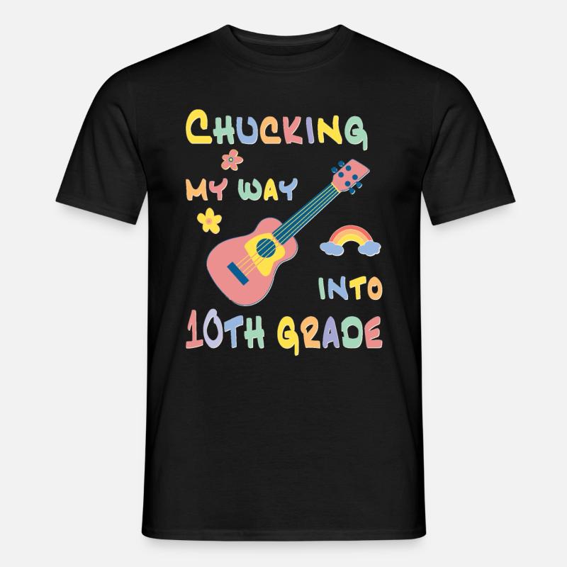Chucking my way into 10th grade - Männer T-Shirt - Schwarz