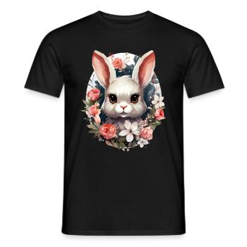 Hare - Mænd T-shirt - sort - Foran - AI Model Male 178 light (178cm)