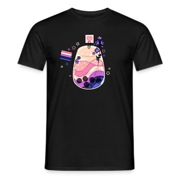 Bubbletea Getränk - Männer T-Shirt - Schwarz - Vorne - AI Model Male 178 light (178cm)
