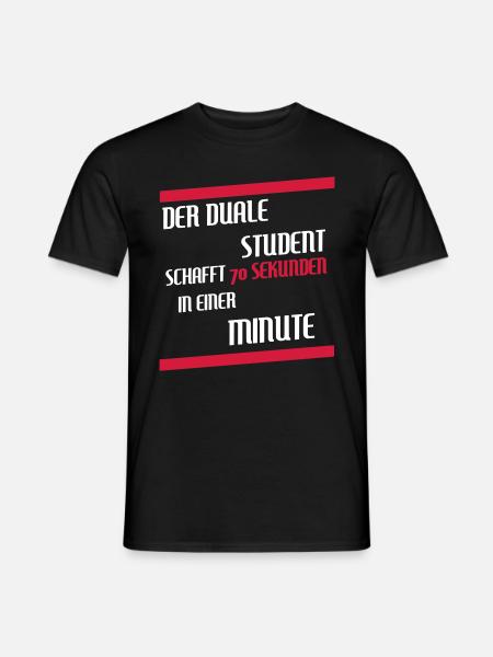 Dualer Student Tassen & Zubehör - Männer T-Shirt - Schwarz
