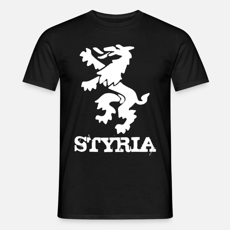 Steiermark - Männer T-Shirt - Schwarz