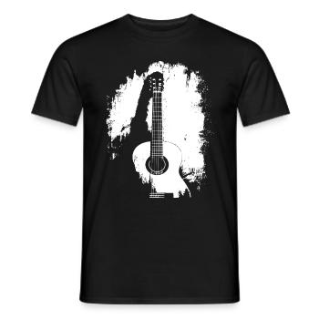 Guitariste Guitariste Vintage Guitariste - T-shirt homme - noir - Devant - AI Model Male 178 light (178cm)