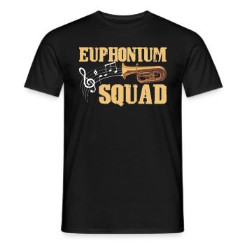Euphonium Euphonium Joueur de cuivres Euphoniste - T-shirt homme - noir - Devant - AI Model Male 178 light (178cm)