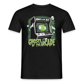 Cool Arcade Halloween Design - Men's T-Shirt - black - Front - AI Model Male 178 light (178cm)