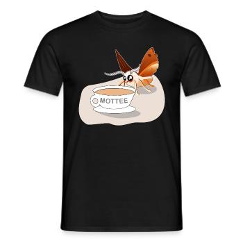 Moth Moth Moth Shirt Design Motif Gift - Men's T-Shirt - black - Front - AI Model Male 178 light (178cm)