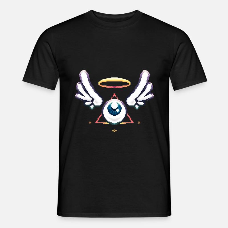 Augapfel - Männer T-Shirt - Schwarz