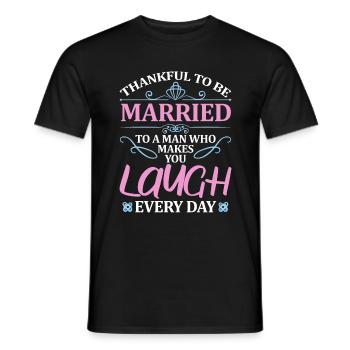 Valentins Tag Beziehung Liebes Spruch - Männer T-Shirt - Schwarz - Vorne - AI Model Male 178 light (178cm)