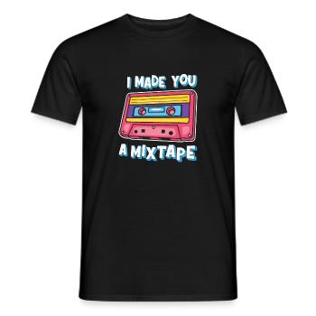 Devise des années 80 - Style des années 90 - Le meilleur des années 80 - T-shirt homme - noir - Devant - AI Model Male 178 light (178cm)