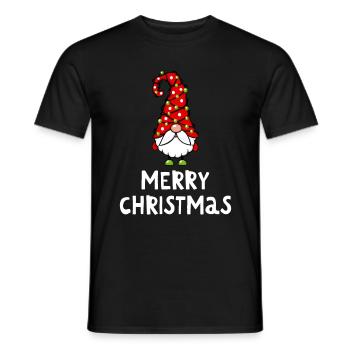 Joyeux Noël Drôle de Chemise de Noël - T-shirt homme - noir - Devant - AI Model Male 178 light (178cm)