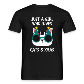 Joyeux Noël Drôle de Chemise de Noël - T-shirt homme - noir - Devant - AI Model Male 178 light (178cm)
