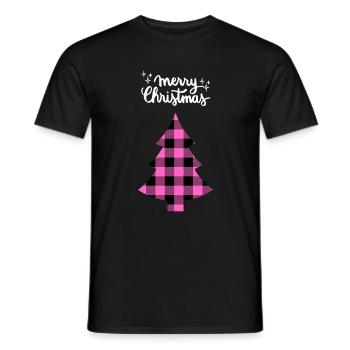 Joyeux Noël Drôle de Chemise de Noël - T-shirt homme - noir - Devant - AI Model Male 178 light (178cm)