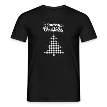 Joyeux Noël Drôle de Chemise de Noël - T-shirt homme - noir - Devant - AI Model Male 178 light (178cm)