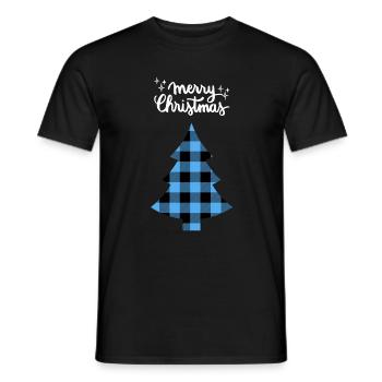 Joyeux Noël Drôle de Chemise de Noël - T-shirt homme - noir - Devant - AI Model Male 178 light (178cm)