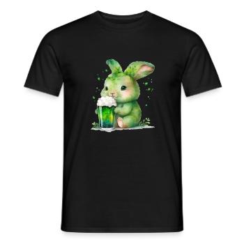 La Saint-Patrick en Irlande applaudit pour de bon - T-shirt homme - noir - Devant - AI Model Male 178 light (178cm)
