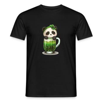La Saint-Patrick en Irlande applaudit pour de bon - T-shirt homme - noir - Devant - AI Model Male 178 light (178cm)