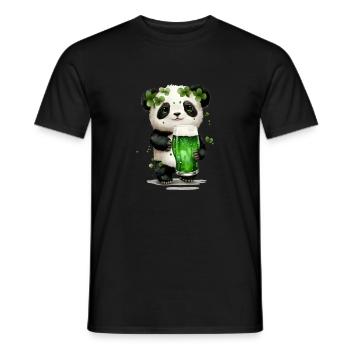 La Saint-Patrick en Irlande applaudit pour de bon - T-shirt homme - noir - Devant - AI Model Male 178 light (178cm)