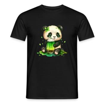 La Saint-Patrick en Irlande applaudit pour de bon - T-shirt homme - noir - Devant - AI Model Male 178 light (178cm)