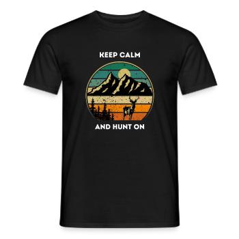 Unique Hunt - Men's T-Shirt - black - Front - AI Model Male 178 light (178cm)