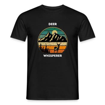 Unique Hunt - Men's T-Shirt - black - Front - AI Model Male 178 light (178cm)