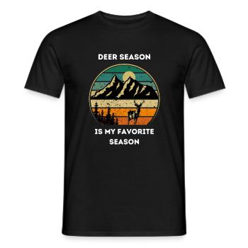Unique Hunt - Men's T-Shirt - black - Front - AI Model Male 178 light (178cm)