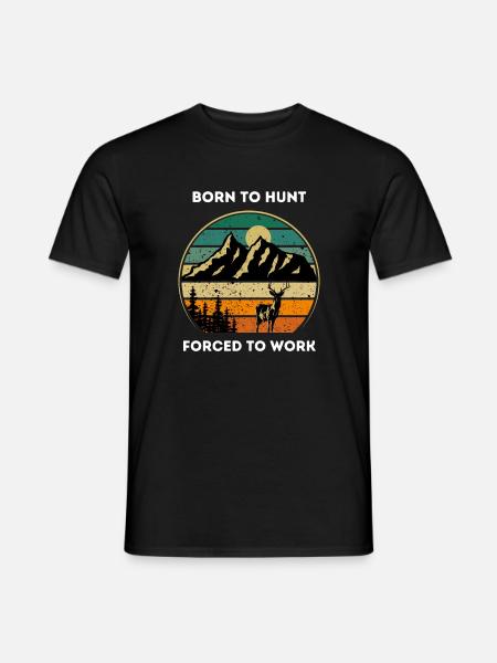 Unique Hunt - Men's T-Shirt - black