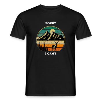 Unique Hunt - Men's T-Shirt - black - Front - AI Model Male 178 light (178cm)