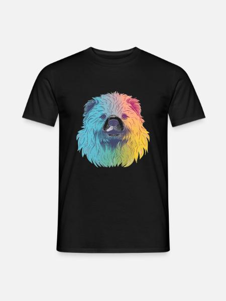 Süßer Anime -Stil Faultier Bär Kawaii - Mænd T-shirt - sort