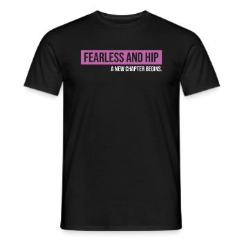 Hip Replacement Surgery Arthroplasty - Men's T-Shirt - black - Front - AI Model Male 178 light (178cm)