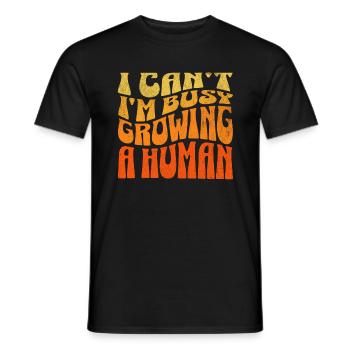 Je n’arrive pas à tomber enceinte Grossesse - T-shirt homme - noir - Devant - AI Model Male 178 light (178cm)