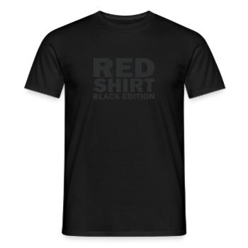 Discover the depth of black in any design - Men's T-Shirt - black - Front - AI Model Male 178 light (178cm)