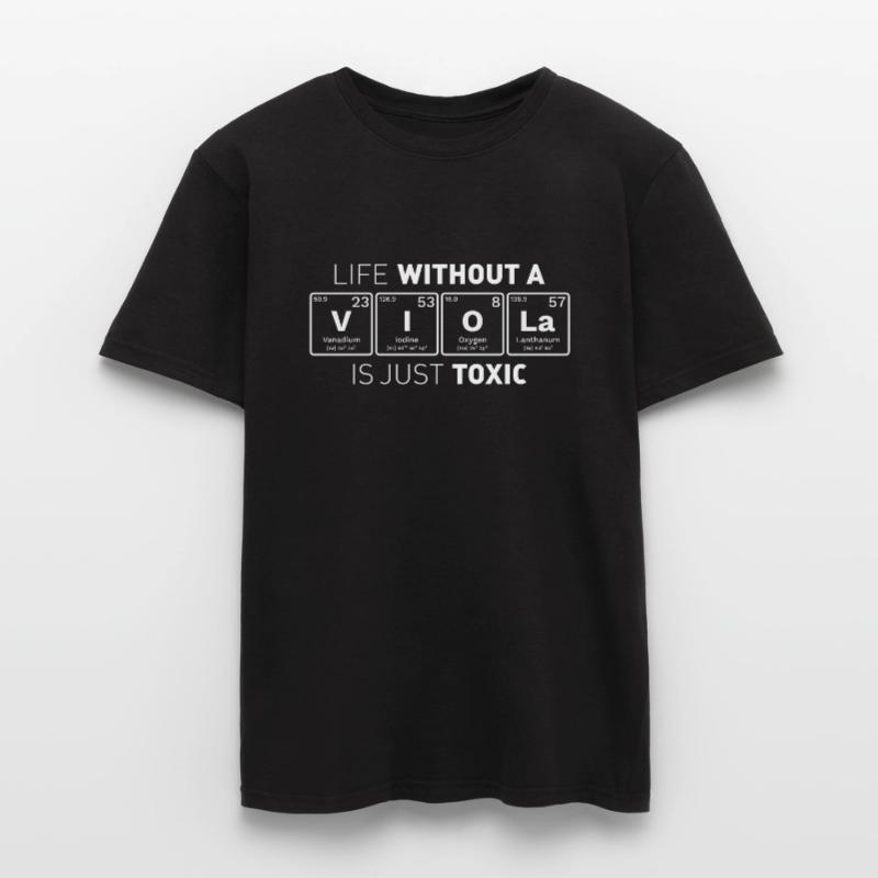 Viola Viola PSE Nerds Periodic Table Elements Men’s T-shirt