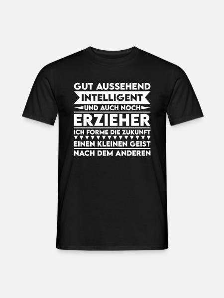 Good-looking, intelligent and educator - Men's T-Shirt - black