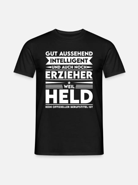 Good-looking, intelligent and educator - Men's T-Shirt - black