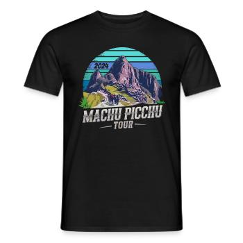 Visite du Machu Picchu 2024 (Garantie du prix le plus bas) - T-shirt homme - noir - Devant - AI Model Male 178 light (178cm)