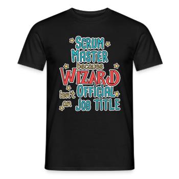 Assistant Scrum Master - T-shirt homme - noir - Devant - AI Model Male 178 light (178cm)