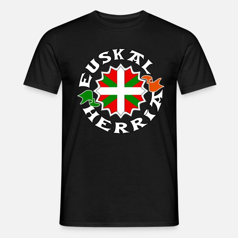 pays basque - euskal herria - T-shirt homme - noir