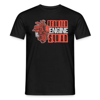 Transplantation cardiaque Chirurgie cardiaque Chirurgie cardiaque Chirurgie cardiaque Bypass - T-shirt homme - noir - Devant - AI Model Male 178 light (178cm)