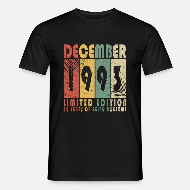 December 1993 - 1993 December - Men’s T-shirt - black