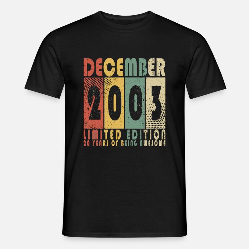 Édition spéciale de décembre 2003 - T-shirt homme - noir