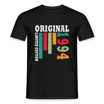 Cadeau d’anniversaire vintage 1994 1994 - T-shirt homme - noir - Devant - AI Model Male 178 light (178cm)