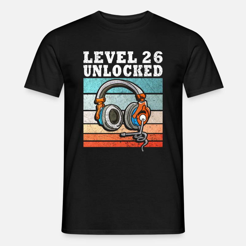 Level 26 Unlocked - Men's T-Shirt - black