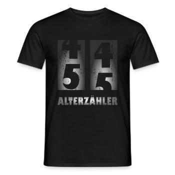 Alterzähler 55 Jahre - 55. Geburtstag - Männer T-Shirt - Schwarz - Vorne - AI Model Male 178 light (178cm)