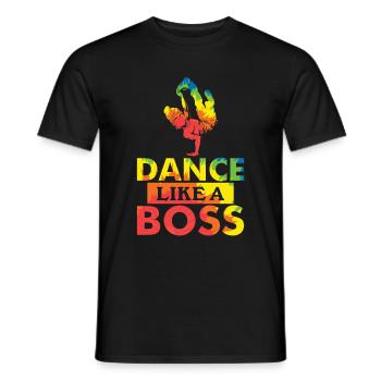Breakdance Breakdancer Breakdance Kids - Men's T-Shirt - black - Front - AI Model Male 178 light (178cm)
