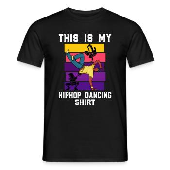 Retro Dancing Dancer Vintage Dance - Men's T-Shirt - black - Front - AI Model Male 178 light (178cm)